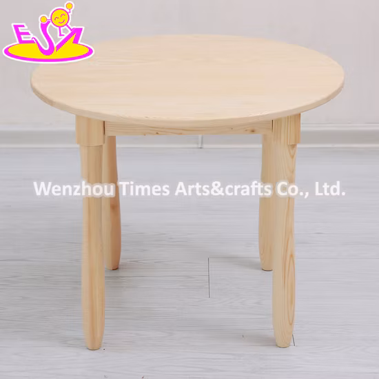Wholesale Cheap Primary School Wooden Kids Round Table and Chairs for Study W08g232