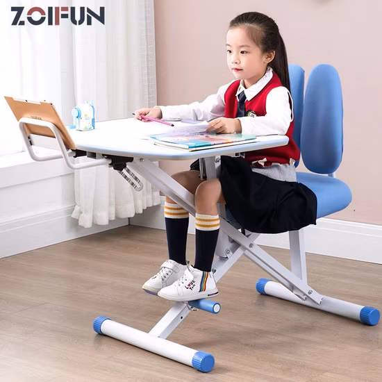 Bedroom Furniture Height Adjustable Kids Children Study Table and Chair Set