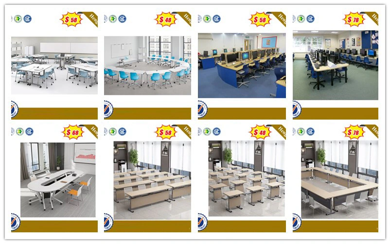 Modern Classroom Kids School Children Living Room Furniture Chair Desk Conference Study Table