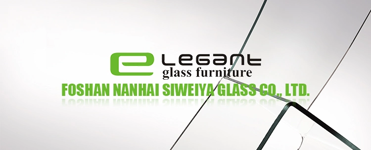 Fancy Clean Curved Glass Side Table