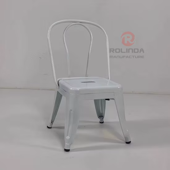 Metal Kid Dining Chairs Indoor Outdoor Chairs Patio Kitchen Metal Children Chairs Child Tolix Chair
