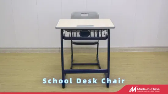 New Design Primary School Single Children Study Desk and Chair